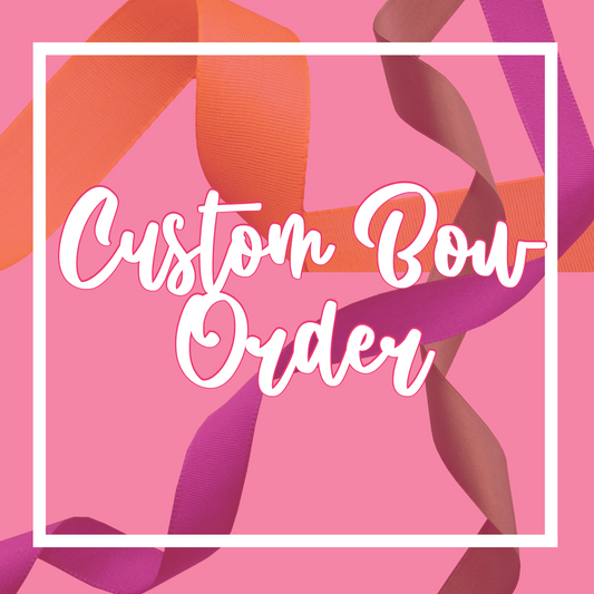 custom bow order