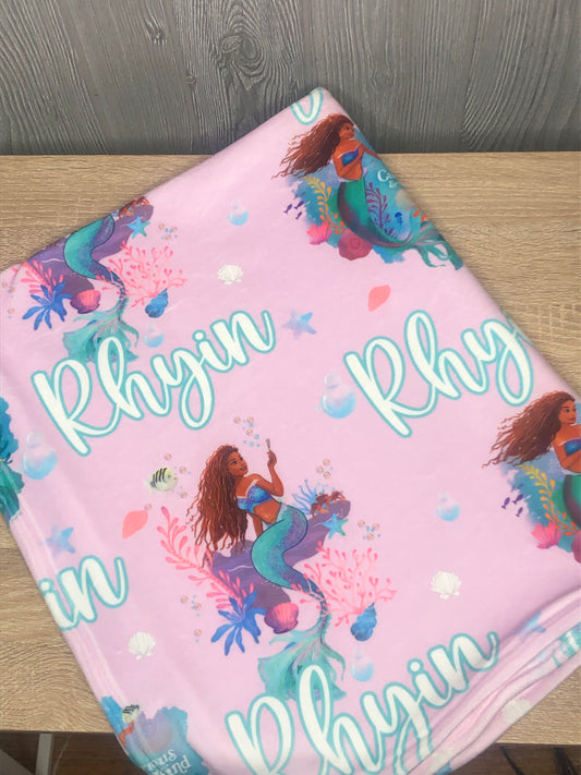 Little Mermaid Kids Blanket