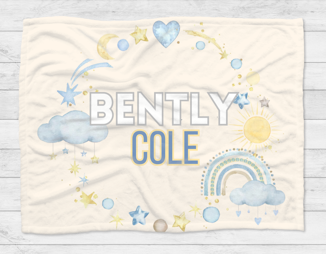 Baby Boy Sky Kids Blanket