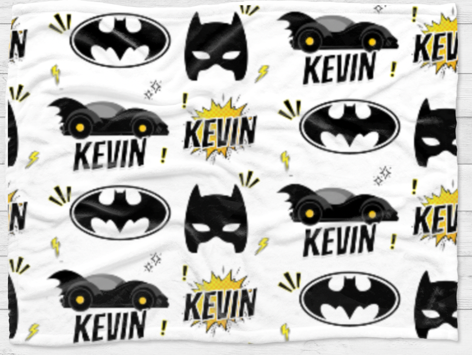 Bat Man Kids Blanket