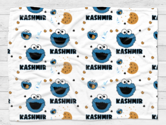 Cookie Monster Kids Blanket