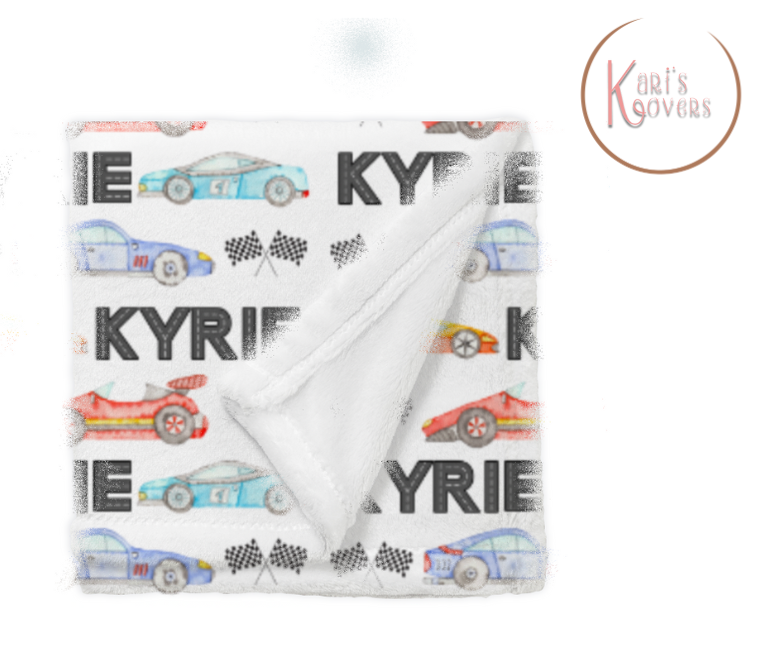 Race Car Kids Blanket