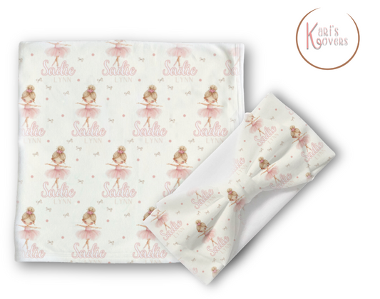 Our Little Ballerina Blanket Set (Blonde)