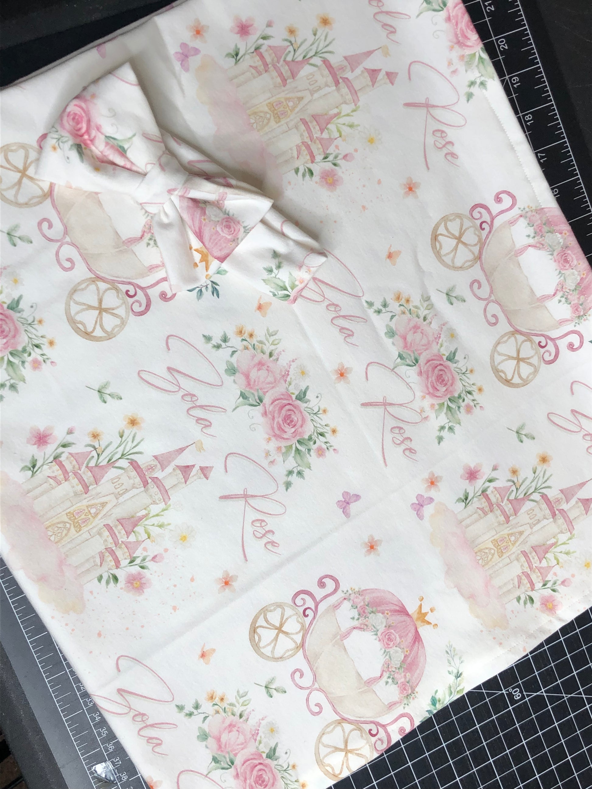 princess carriage blanket set