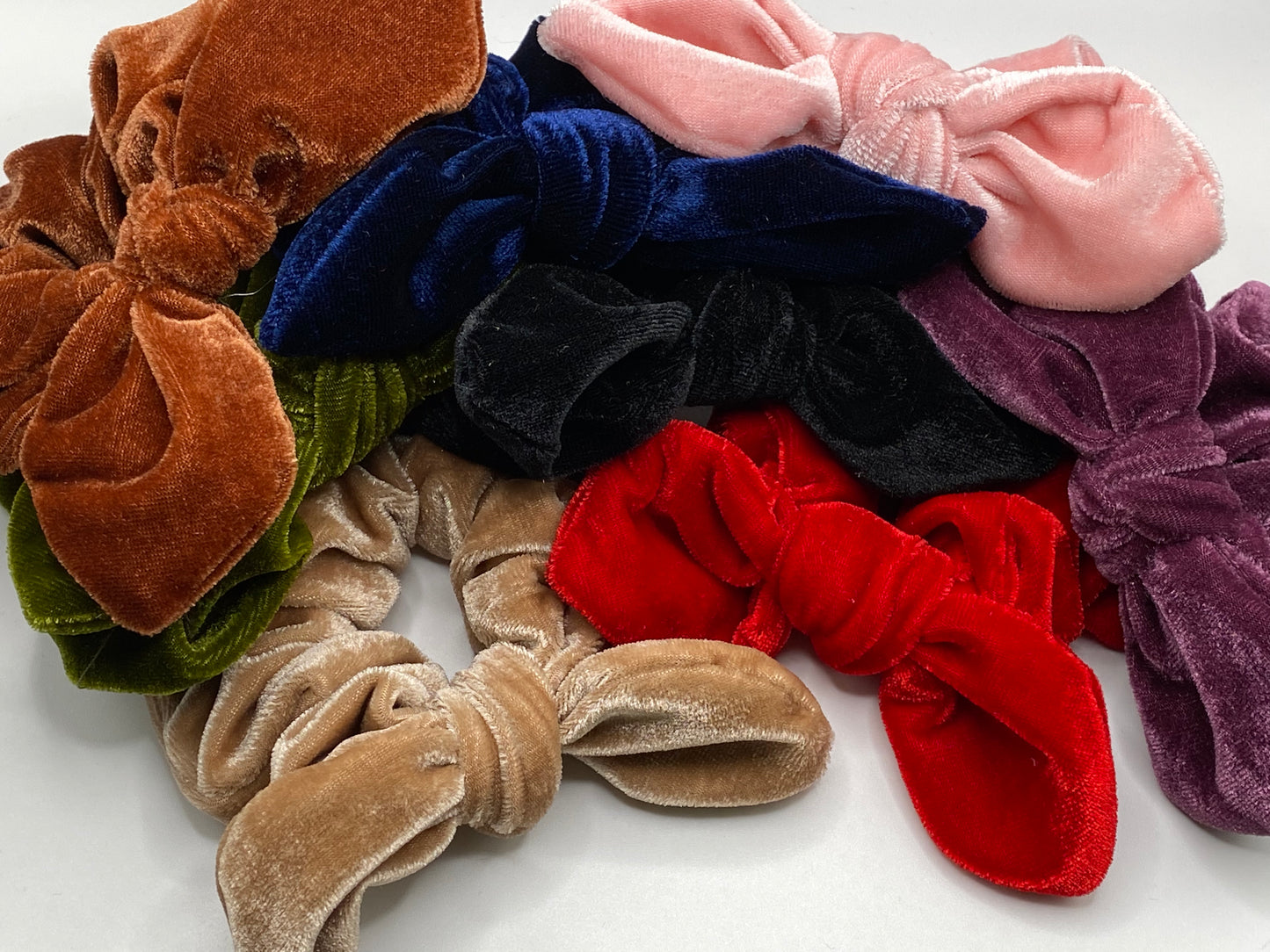 velvet scrunchies