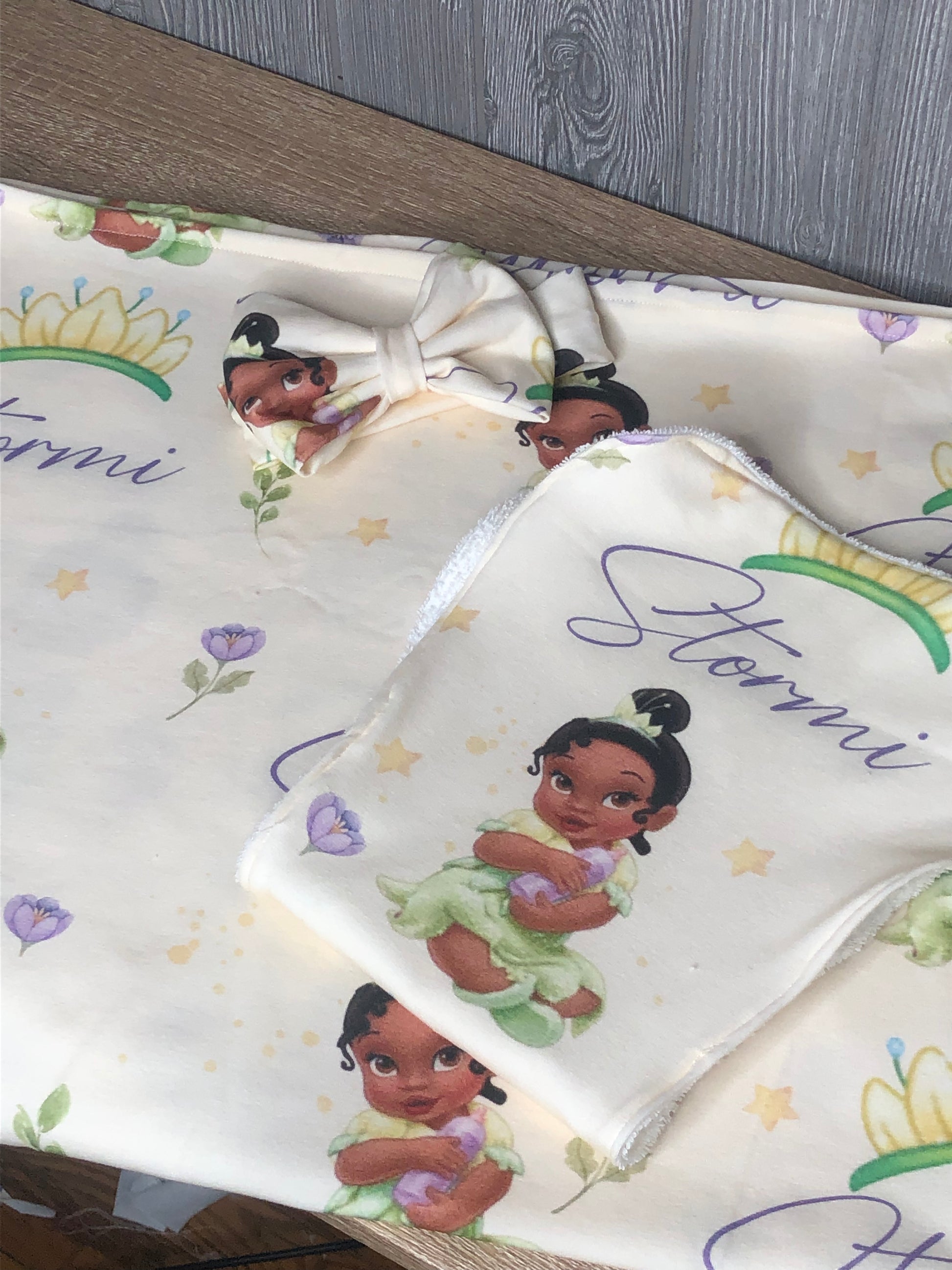 baby tiana blanket