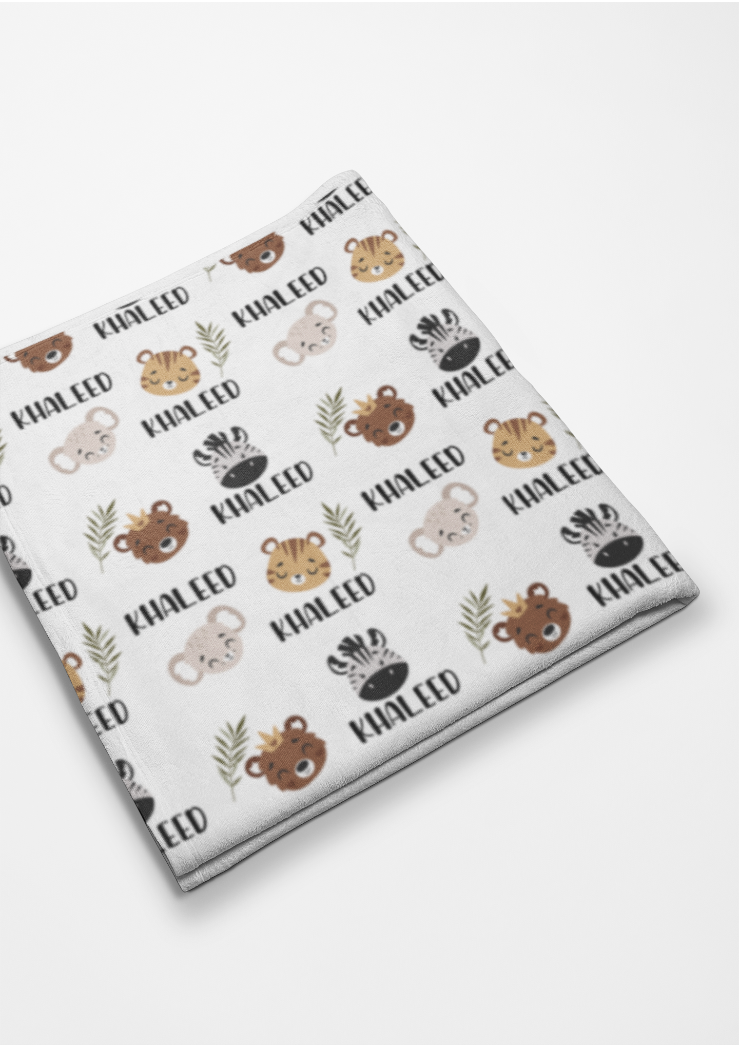 zoo animals blanket